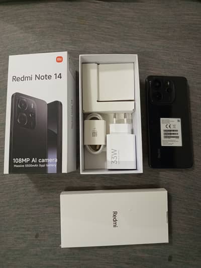 Xioami Note 14 Black open box
