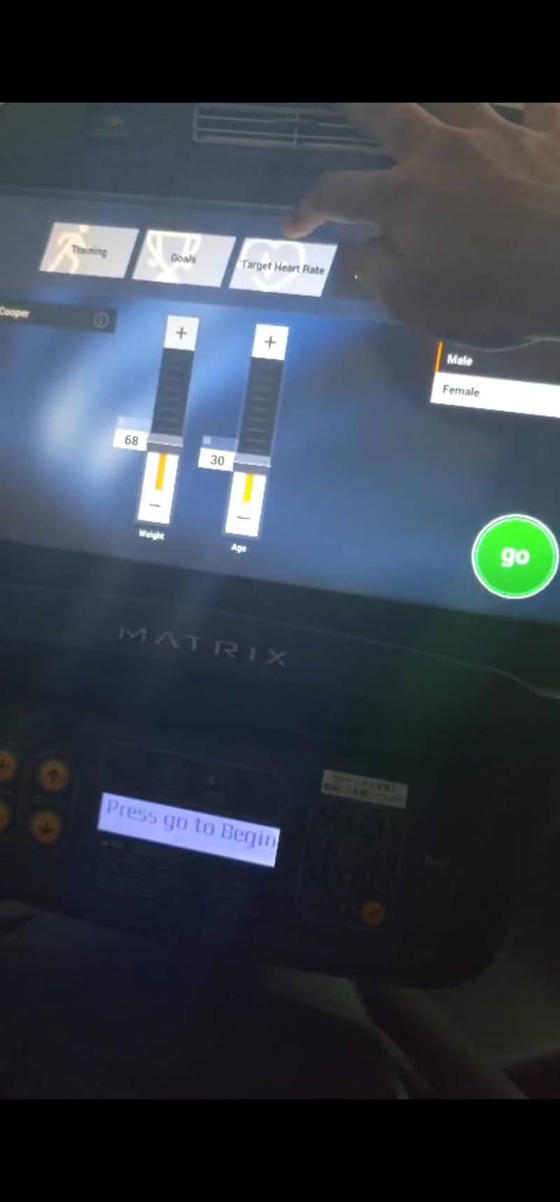 Matrix Performance Touch Upright Cycle 1