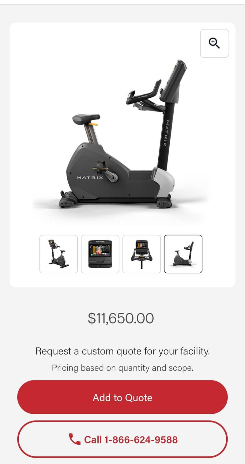 Matrix Performance Touch Upright Cycle 6