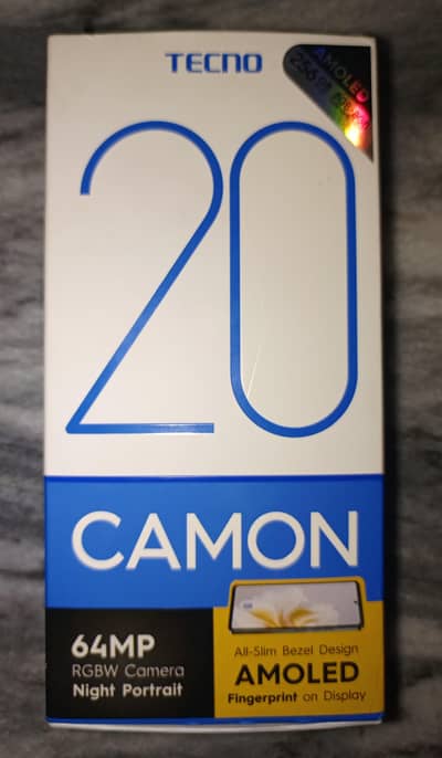 Tecno Camon 20 | 16GB / 256GB | AMOLED | PTA Approved | Full Box