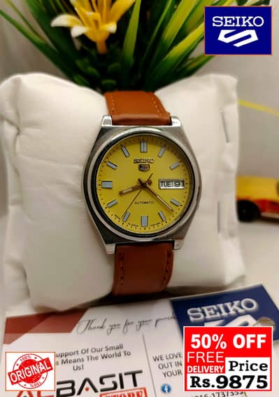 Seiko 5 Citizen Orient Automatic Pre-Owned watch Japan 03161737353