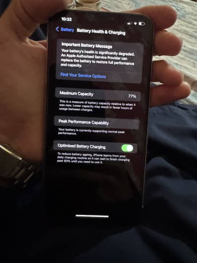 I phone xsmax white collar pta approved 10by10 condition no box