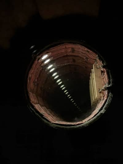 Handmade Infinity Mirror Tyre Table