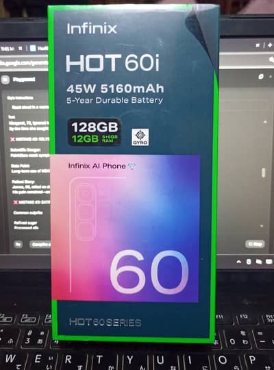 Infinix Hot 60i Box Pack For Sale