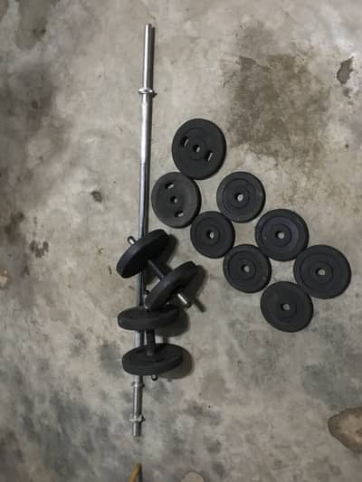 gym dumbbell plates barbell