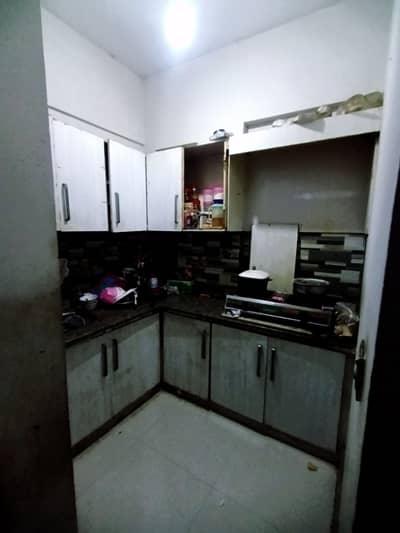 2 Bed d d flat for sale waqar Hieghts near Waqar mart Gulzare Hijri