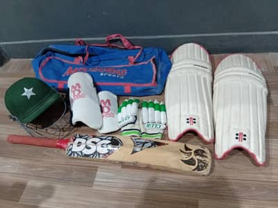 Premium Used Cricket-Kit, Complete Set Age 12–16