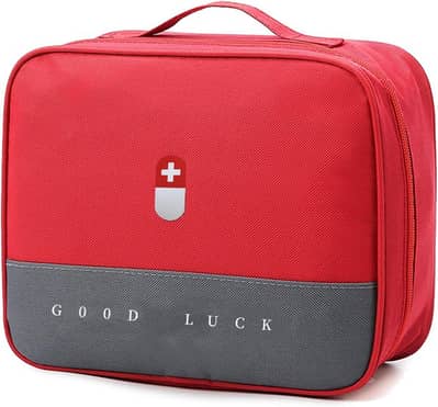 Empty Medicine Pills Storage Box Organizer First Aid Kit Medicine Box