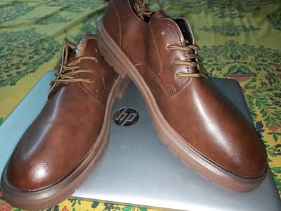 clohoo original leather 2 layer soft shoes light brown color imported