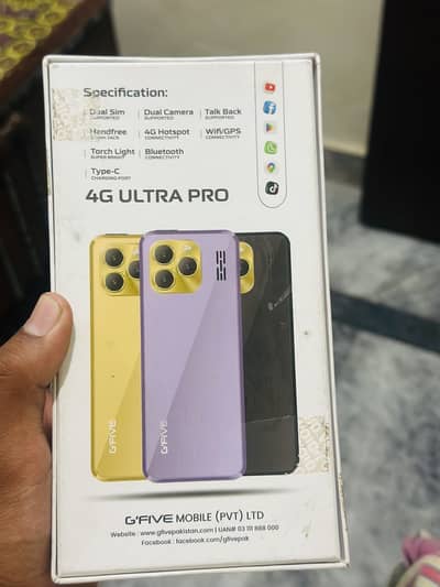 Gfive 4G Ultra Pro 5000MahDual Sim