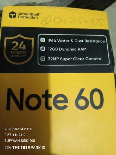 realme note 60 just like a New. . .