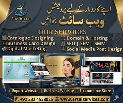 Export Business website design services  Best offer