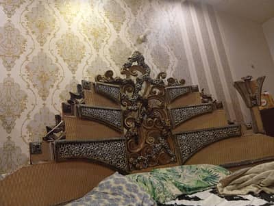 al arab bed dressing and chair table set for sale