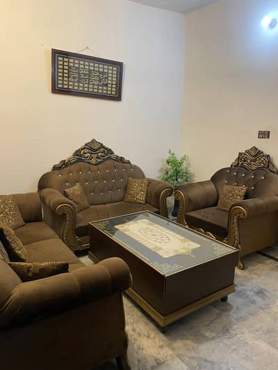Luxury Royal New Sofa Set- 7 seater with center table | Urgent sale
