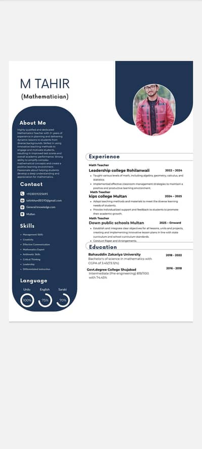 Home Tutor Available