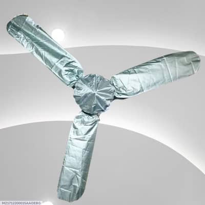 Silver Parachute Cieling Fan Cover 23" Dust Protection