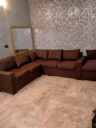 l shaped sofa set sale in Johar town Lahore brand new condition