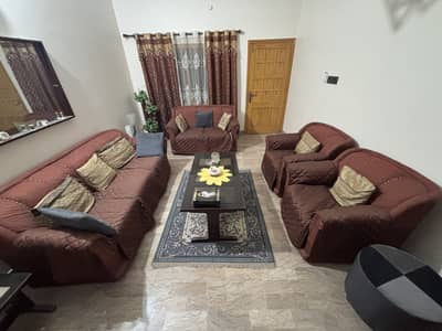 7 Seater Sofa Set with Covers