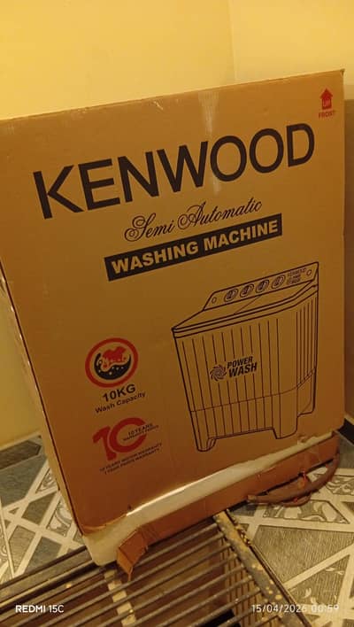 KENWOOD SEMI AUTOMATIC 10KG WASHING MACHINE