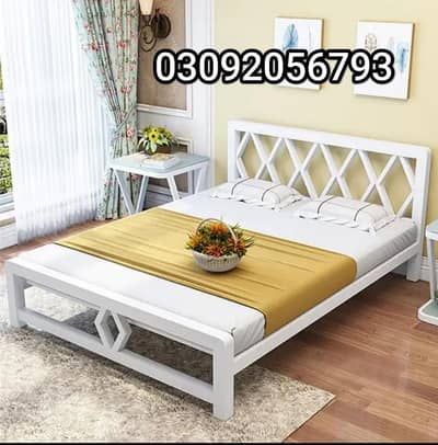 Iron Double Bed|iron single bed|king size bed|Bed set|03092056793