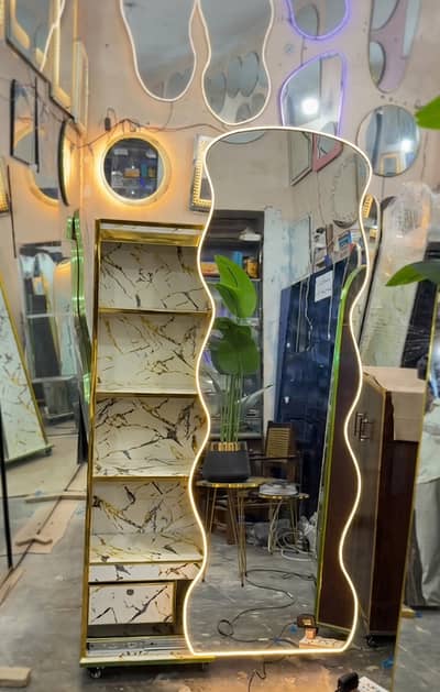 standing mirror Full Length Mirrors | LED Touch & Arched Floor Mirrors