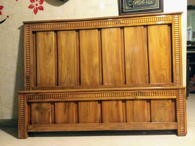 New pure woden double bed