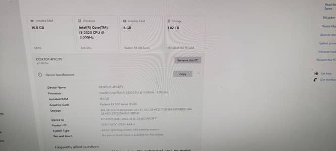 Hp core i5 2320 Gaming pc ( Read Full Ad )