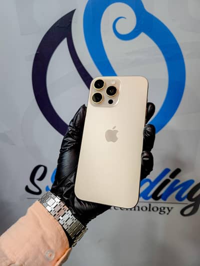 16 Pro Max 256GB PTA Approved Dual Sim 5G Desert Titanium