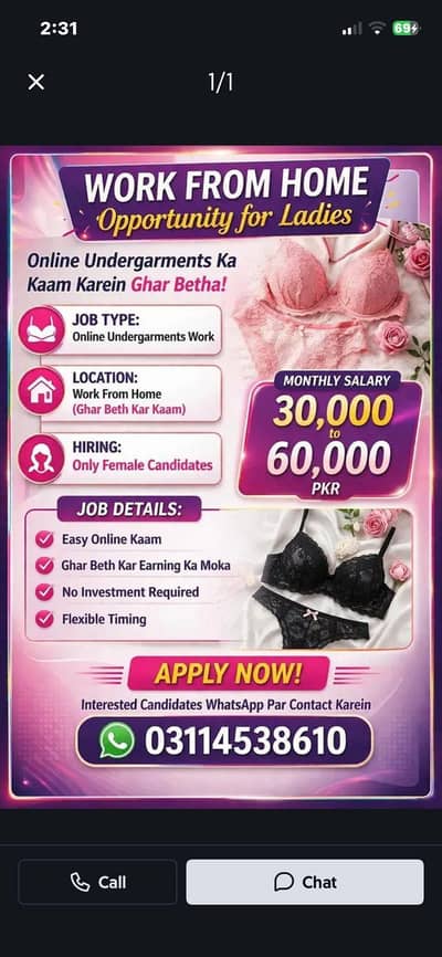 online marketing work