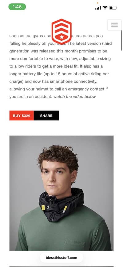 Hövding 3 Airbag Helmet (Invisible Helmet) – Premium Safety