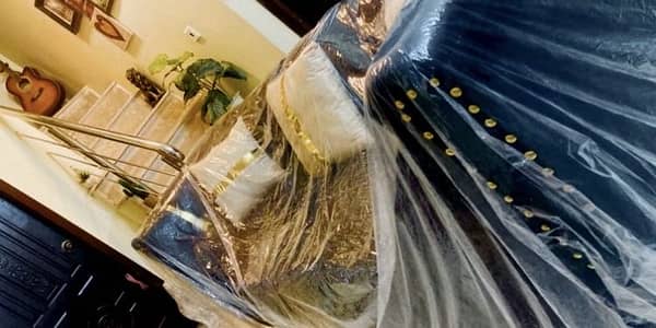 Sofa Set | Brand New | Black Velvet