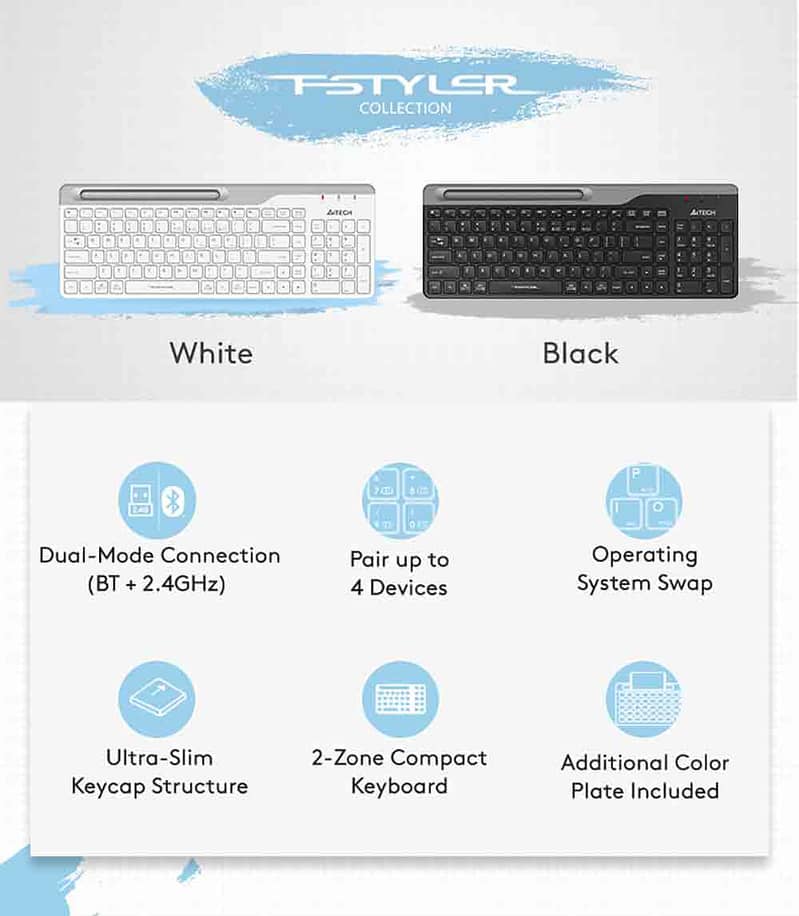 A4Tech Bluetooth Keyboard FBK25 4