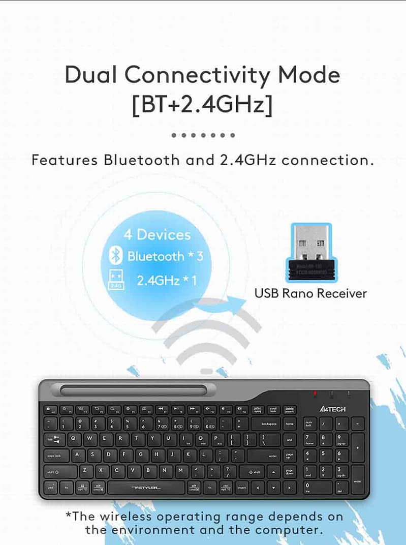 A4Tech Bluetooth Keyboard FBK25 6