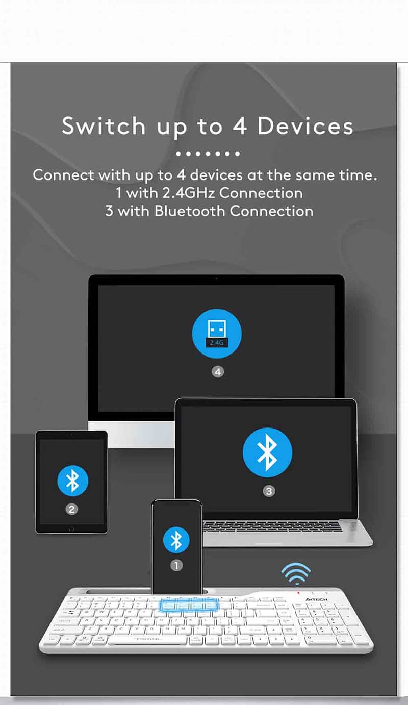 A4Tech Bluetooth Keyboard FBK25 7