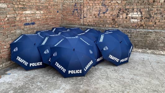 Hand umbrella for advertisement