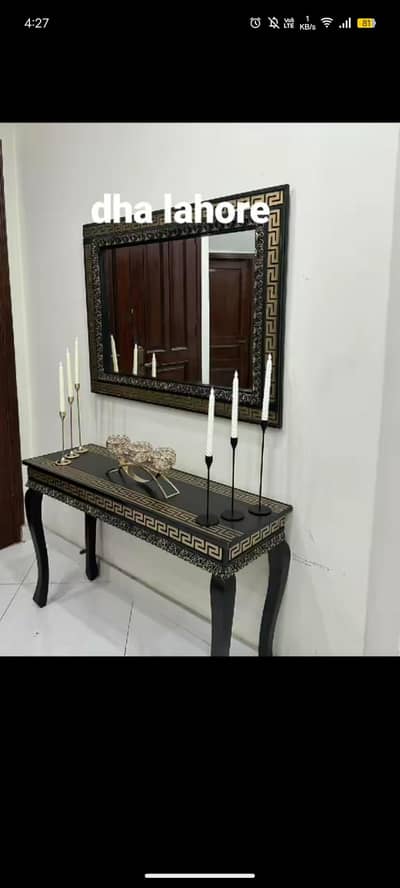 console mirror n table