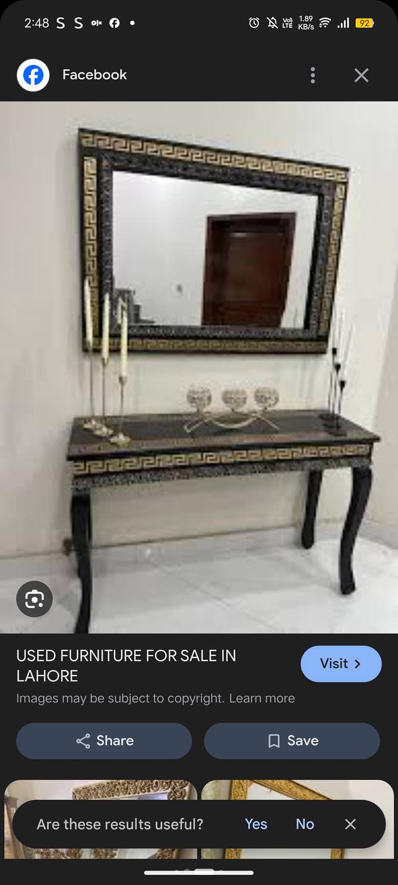 console mirror n table 2
