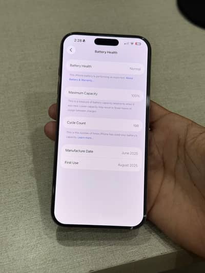I phone 16 pro Max Pta Approved