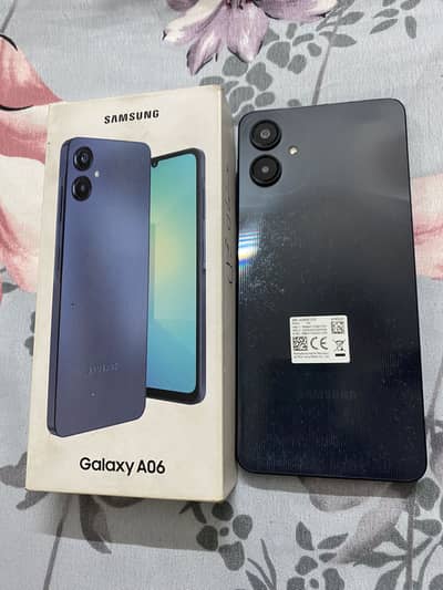 Samsung Galaxy A06 (4/64) With Box and Cable