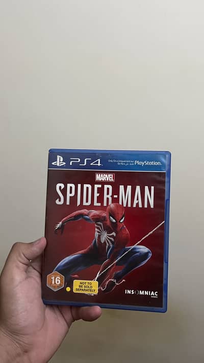 Spiderman Marvel 2018 ps4 game cd disk