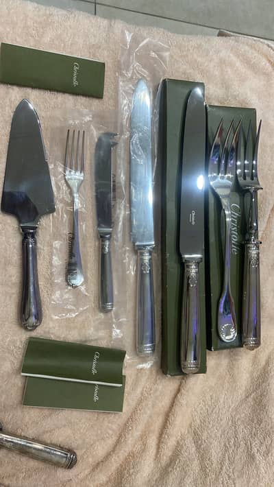 Authentic luxury christofle France silverware set