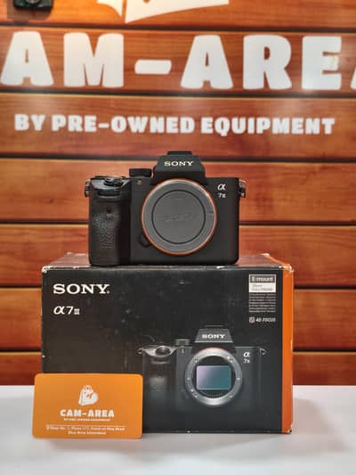 Sony A7iii, Reasonable price, complete Box,  Sony Official Cameras