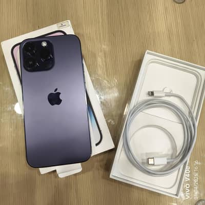 iPhone 14pro max 256gb factory unlocked complete box