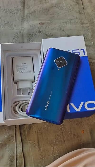 Vivo Y51 Full Box 4/128 In Display Finger Contact Me, 0305,694,94,75