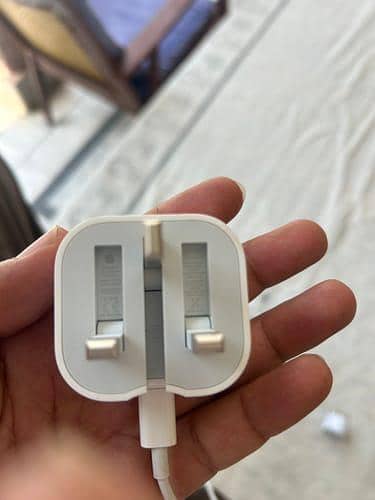 Iphone 20w original 3 pin mercantile charger and cable