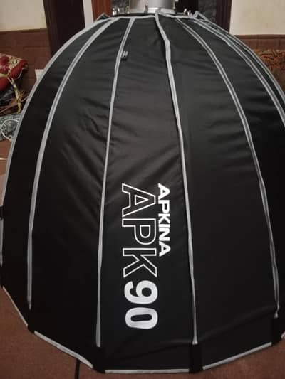 All Setup Studio Light softbox octa and Led Background light key light