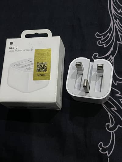 Apple charger & C type cable orignal