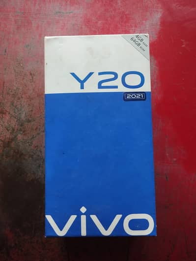 vivo y20 4Ram 64 Rom dabba charger ok