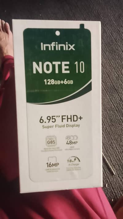 for sale mobile infinix note 10