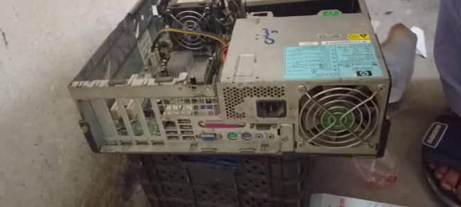 hp core 2 duo with 80 gb hard drive and screen